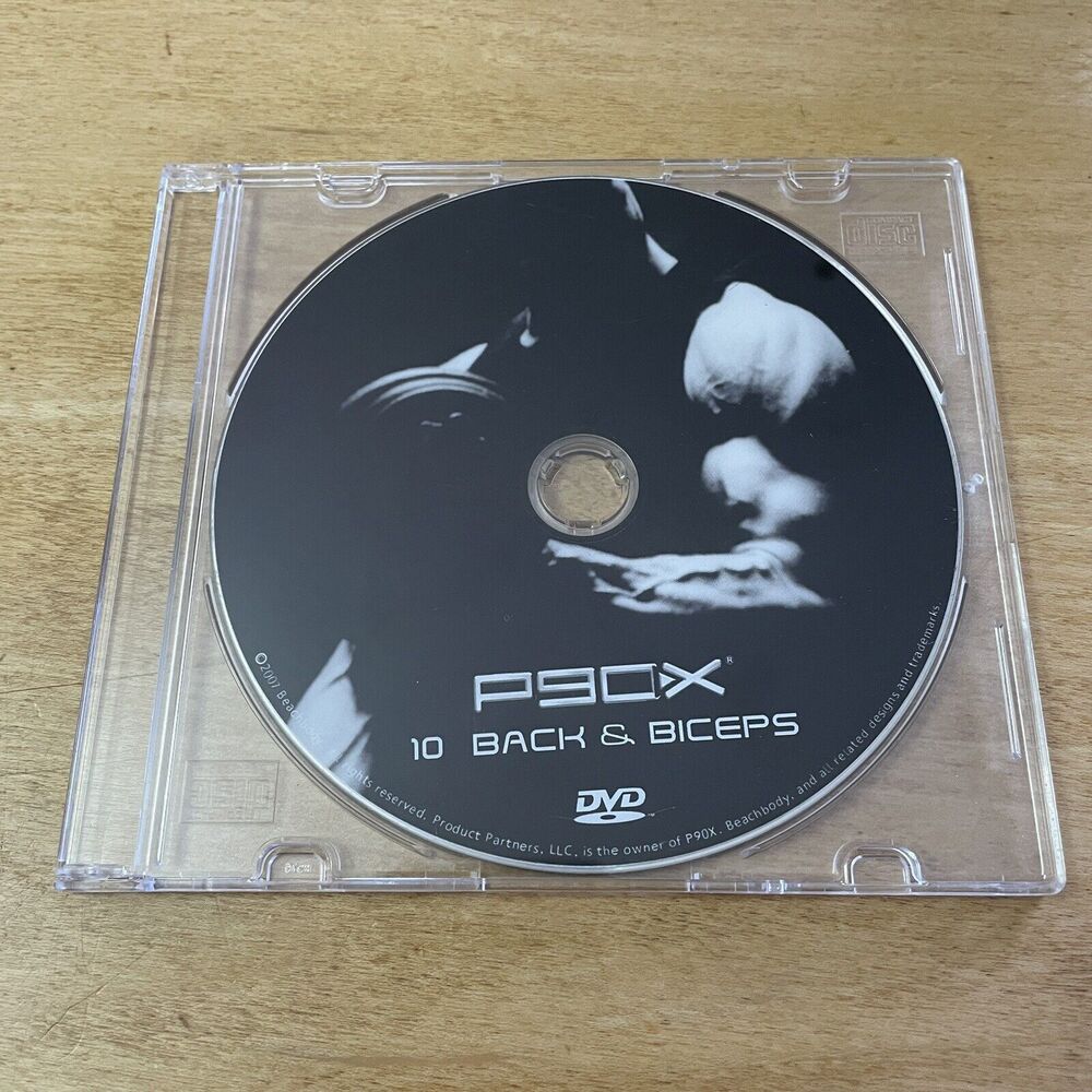 Back & Biceps Disk 10 -P90X Extreme Home Fitness‎ Workout Beachbody Replacement
